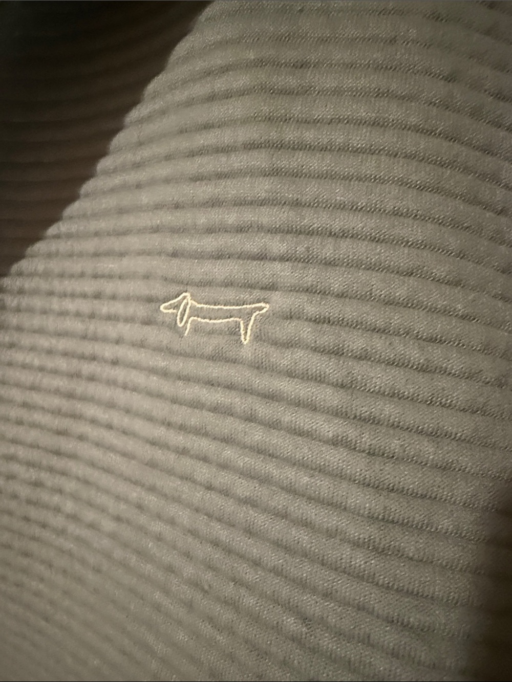Men’s Light Blue Quarter-Zip Pullover Sweater - Picture 2 of 6